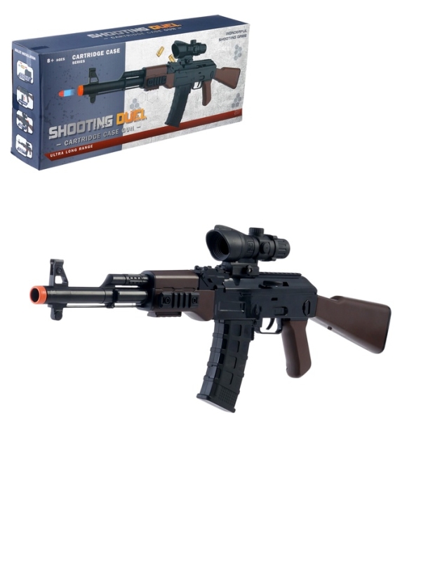 Автомат "АК-47", стреляем мягкими пулями с гильзами