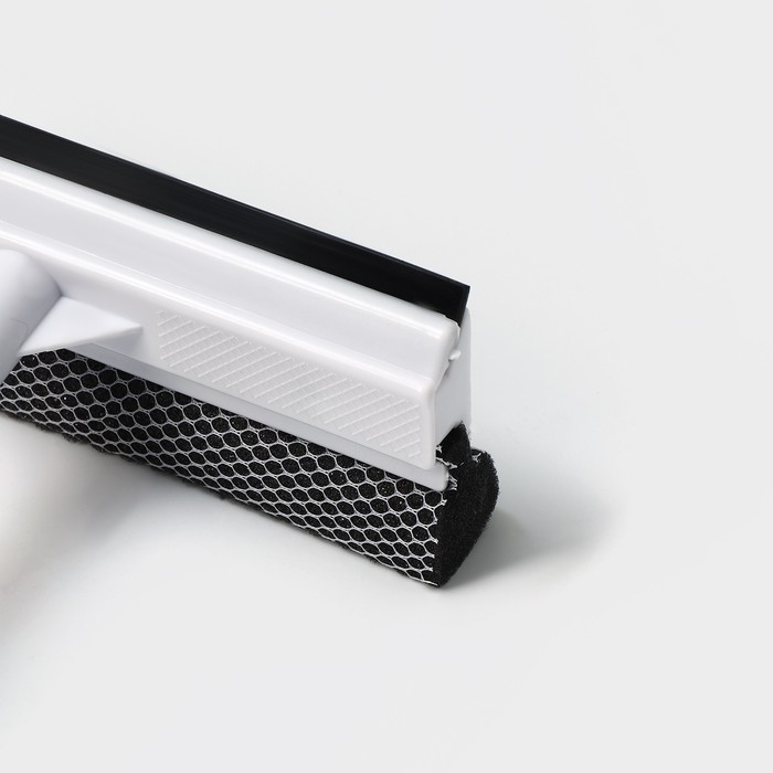 Щётка для окон Raccoon, поролоновая телескопическая насадка 47(80,5) см, две насадки из микрофибры с держателем 11,5&times;6,5 см