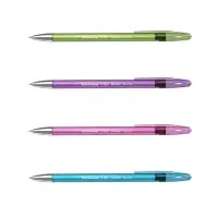 Ручка гелевая ErichKrause R-301 Spring Gel Stick, узел 0.5 мм, чернила чёрные, длина линии письма 600 метров, МИКС