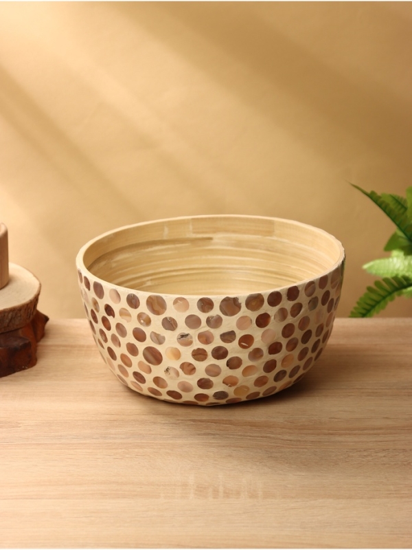 Салатник 25,5х25,5х12 см, бамбук