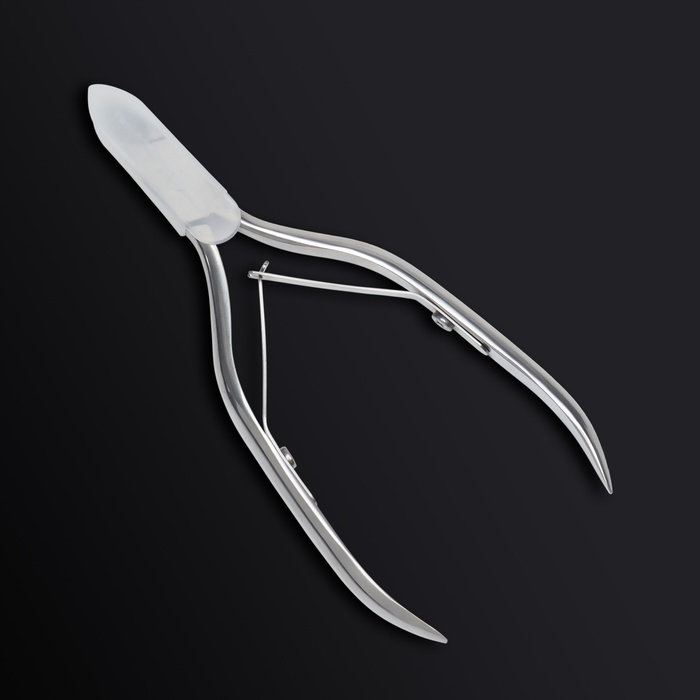 Кусачки маникюрные для кутикулы &laquo;Premium&raquo;, двойная пружина, 11 см, длина лезвия - 6 мм, цвет серебристый