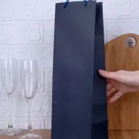 Пакет под бутылку Vindemia, синий