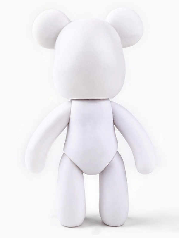 Алмазная мозаика на фигурке с полным заполнением &laquo;Жемчужный мишка стразами&raquo;, белый