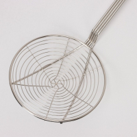 Шумовка для фритюра из нержавеющей стали, 53&times;20 см, толщина 3 мм, 201 марка стали