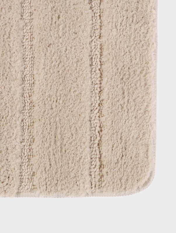 Коврик Savanna, 40&times;60 см, ворс 2 см, микрофибра, бежевый