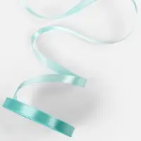 Лента атласная, 10 мм, 23&plusmn;1 м, голубая №211