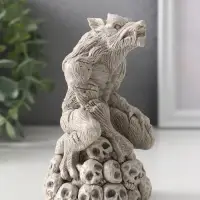 Фигура &laquo;Оборотень&raquo;, 12&times;7.5&times;7.5 см, серая