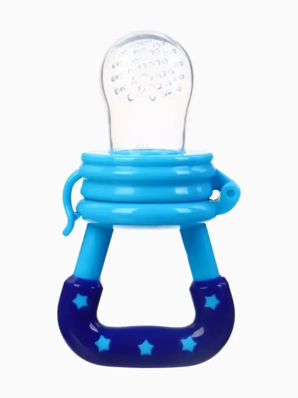 Ниблер для прикорма, с силиконовой сеточкой "Сыночек", цвет синий