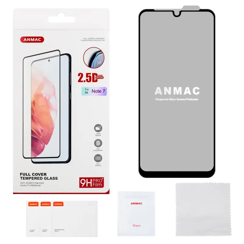 Защитное стекло Xiaomi Note 7 Full Cover ANMAC Арт.1137365