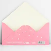 Конверт для денег &laquo;С рождением принцессы&raquo;, глиттер, 16.5 х 8 см