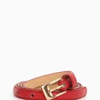 Ремень жен 02-01-01-01, Март2501, 1,3*0,3*110 см, без винта, пряж золото, 1 прокол,