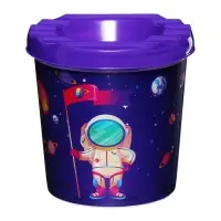 Стакан - непроливайка для рисования Calligrata &laquo;Космобой&raquo;, 210 мл, с рисунком