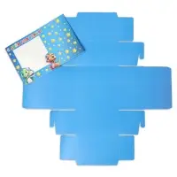 Коробка подарочная складная с пластиковым окном, упаковка, &laquo;Милые динозаврики&raquo;, 14 х 14 х 8 см