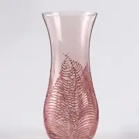 Ваза &laquo;Тодес&raquo; волна, h=26 см, стекло, светло-розовая