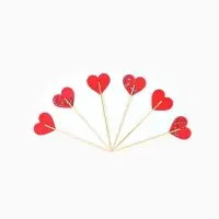 Шпажки для канапе &laquo;Сердечки ажур&raquo;, 6 шт