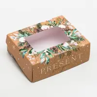 Коробка складная &laquo;Present&raquo;, 10 х 8 х 3.5 см
