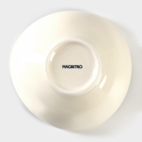 Салатник фарфоровый Magistro Ocean, 300 мл, цвет голубой