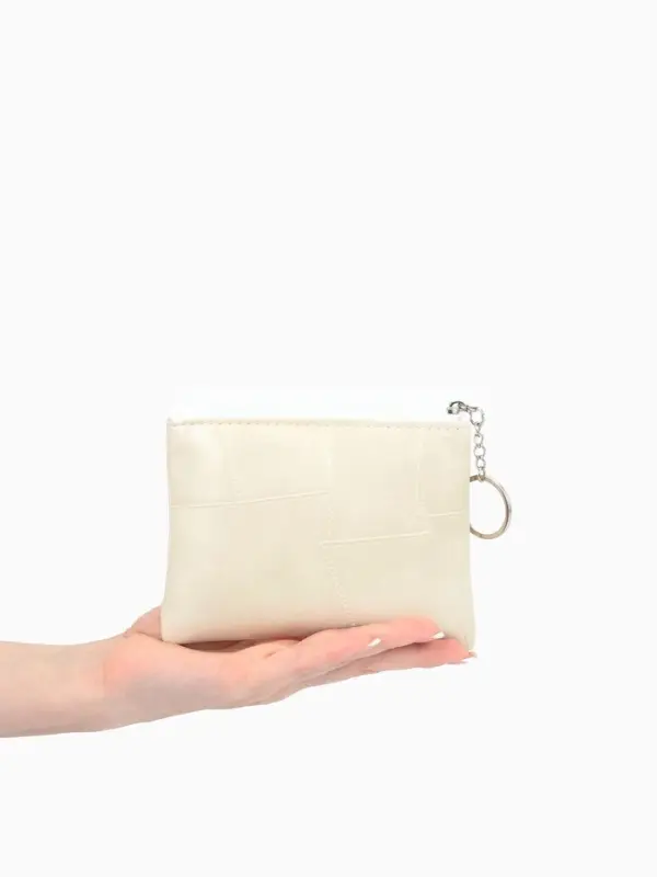 Кошелек жен 13-01-01 Июнь2509, 15*0,5*11 см, отд на молнии, бежевый