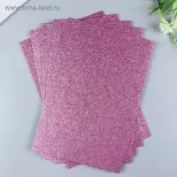 Фоамиран глиттерный Magic 4 Hobby 2 мм  цв. розовый, 20х30 см