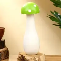 Сувенир &laquo;Домик Грибок&raquo;, 10&times;10&times;21.5 см, дерево, бело-зелёный