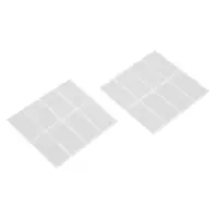 Двусторонние самоклеящиеся держатели ТУНДРА, 33&times;15 мм, белые, 16 шт.