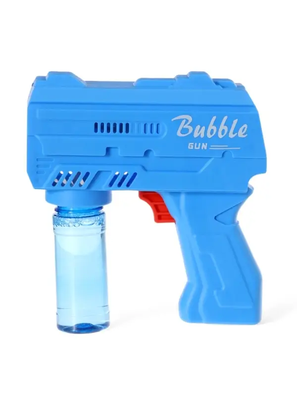 Генератор мыльных пузырей &laquo;Пистолет&raquo;, световые эффекты, работает от батареек, синий