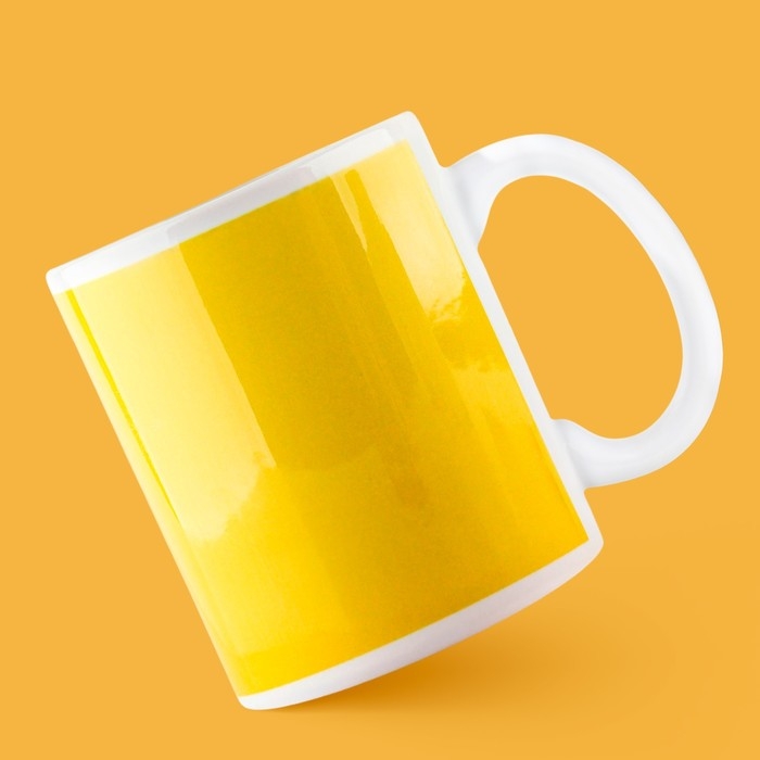 Кружка керамическая &laquo;Быть Лёхой&raquo;, 320 мл, цвет жёлтый