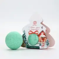 Бомбочка для ванны, аромат хвоя, 120 г, Рябина