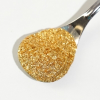 Глиттер кандурин пищевой КондиМир "Золотая искра", фракция 200-700 &micro;m, 5 г