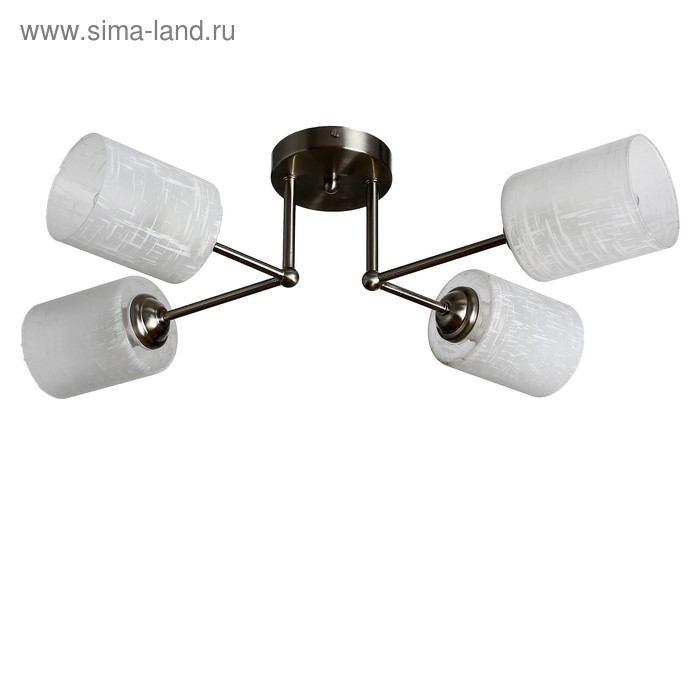 Люстра Светогор 7461 4хE27 60W сатин/белый