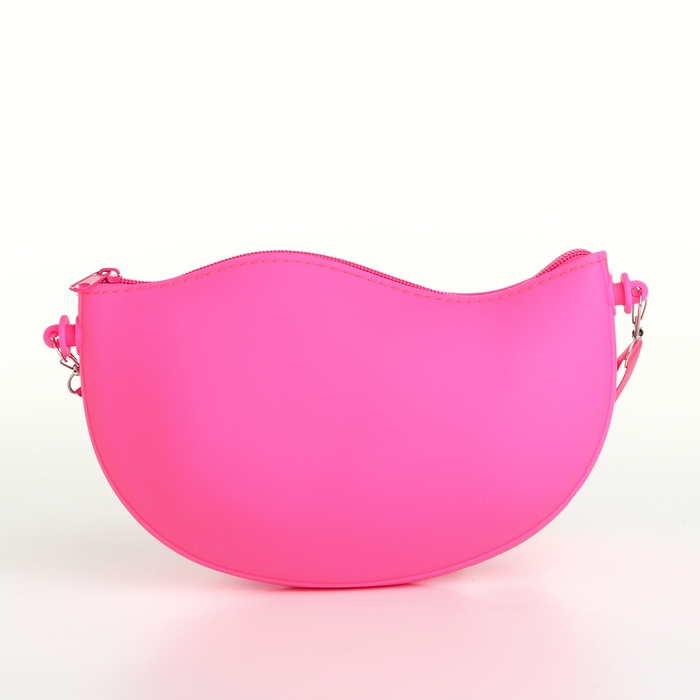 Сумка детская для девочки на молнии, цвет малиновый