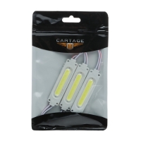 Светодиодная подсветка салона, COB, 7&times;1.6 см,24 В,1 Вт,клейкая основа, белый