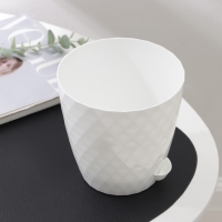 Горшок для цветов с прикорневым поливом &laquo;Румба&raquo;, 1,5 л, цвет белый