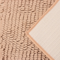 Коврик для дома Доляна &laquo;Букли длинные&raquo;, 40&times;60 см, цвет бежевый