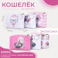 Кошелёк на молнии &laquo;Выбражулька&raquo;, цвет МИКС