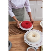 Решётка для глазирования и остывания кондитерских изделий KONFINETTA, 40&times;25&times;1,5 см, цвет чёрный