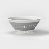 Дуршлаг складной &laquo;Флекс&raquo;, 2,2 л, 29,5&times;24&times;10,5 см, цвет смоки