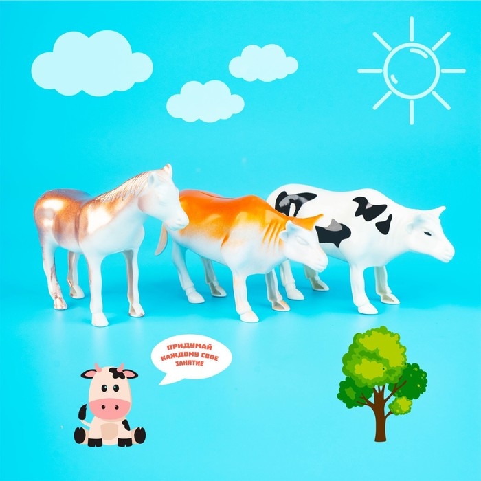Набор фигурок животных &laquo;Домашние животные&raquo;, 6 штук, с аксессуарами