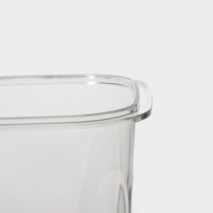 Набор банок для продуктов с вакуумом Доляна, 3 шт, 380 мл, 750 мл, 1,3 л, насос, цвет голубой