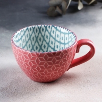 Кружка керамическая &laquo;Винтаж&raquo;, 290 мл, цвет розовый