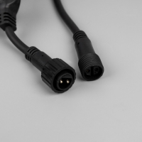 Гирлянда &laquo;Клип-лайт&raquo; 3 нити по 20 м, IP44, УМС, тёмная нить, 399 LED, свечение мульти, 8 режимов, 24 В