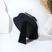 Зеркало настольное &laquo;Волны&raquo;, зеркальная поверхность 15 &times; 16 см, цвет серебристый