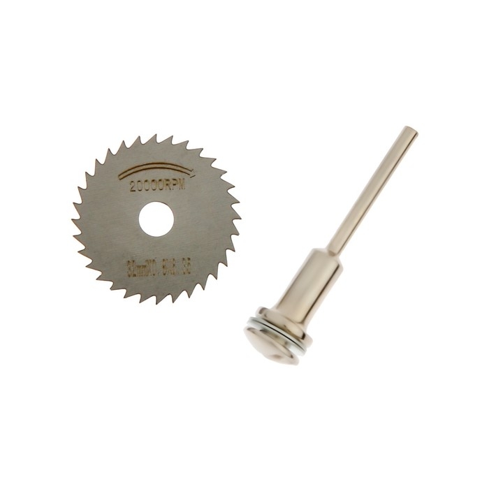 Круг отрезной для граверов и бормашин ТУНДРА, 32 мм + адаптер 3.2 мм Круг отрезной для граверов и бормашин ТУНДРА, 32 мм + адаптер 3.2 мм