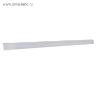 Ценникодержатель для крепления на стеклянные полки, 100&times;4&times;3,9 см, цвет прозрачный