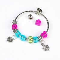 Набор для творчества с шармами &laquo;Создай украшения&raquo; сделай сам свое украшение, Холодное сердце