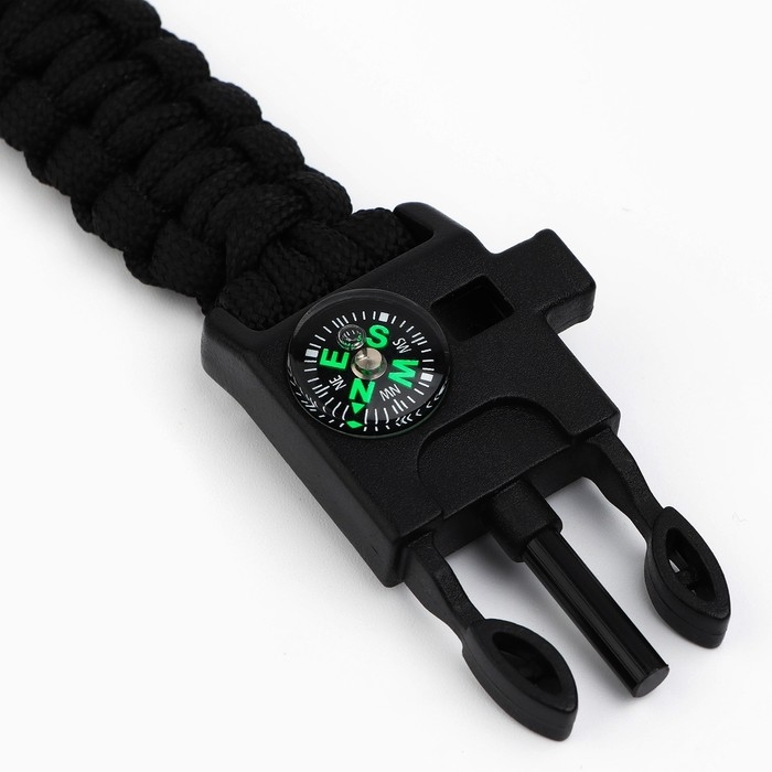 Браслет для выживания &laquo;100% уверенность в победе&raquo;, 26 х 2,5 см.