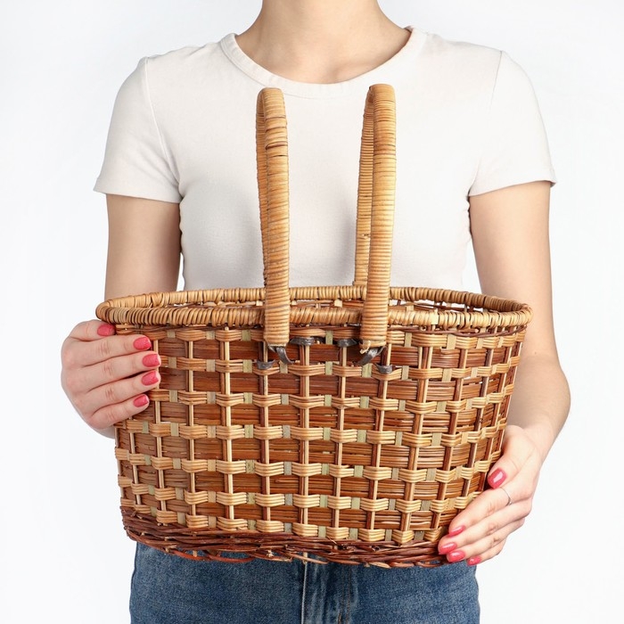 Корзина плетеная &laquo;Пикник&raquo;, 26&times;35&times;37, ротанг