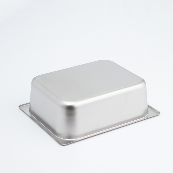 Гастроемкость 1/2 из нержавеющей стали, 100 мм, 32,5&times;26,5&times;10 см