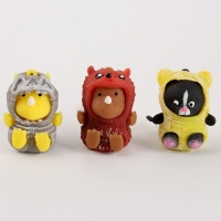 Антистресс сквиш мялка &laquo;Зверята в костюмах&raquo;, в пакете, с пастой