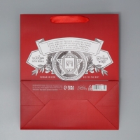 Пакет подарочный ламинированный вертикальный, упаковка, &laquo;Лучшему на свете&raquo;, ML 23 х 27 х 11,5 см